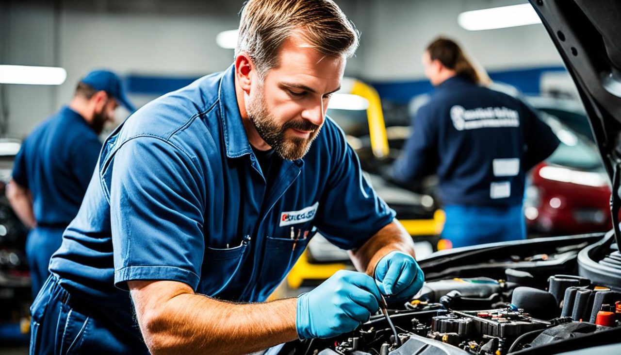 ammattitaitoinen autokorjaamo