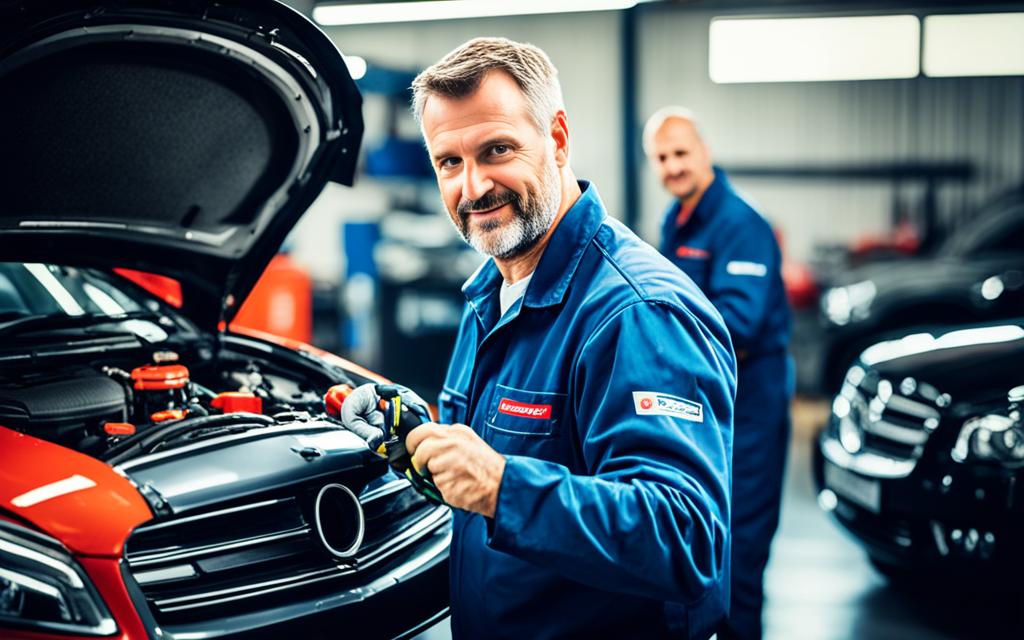 ammattitaitoinen autokorjaamo